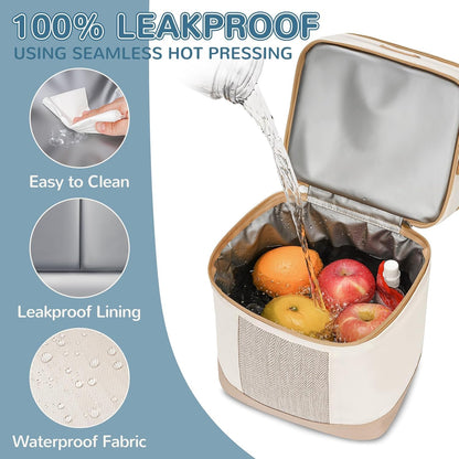Breastmilk Cooler Bag with Ice Pack, Insulated Baby Bottles Bag