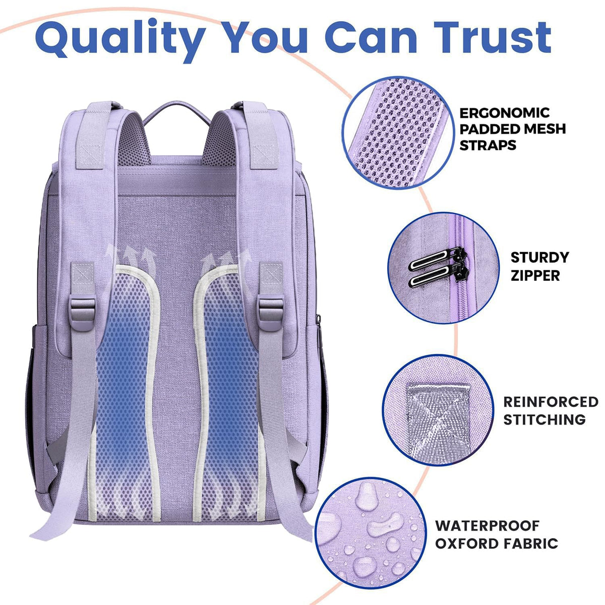 Baby Diaper Bag Backpack - Large Bag for Boys & Girls, Waterproof Diaper Backpack - Travel Diaper Bags w/Changing Pad, Baby Registry Search & Shower Gifts - Essentials Must Haves Newborn Stuff