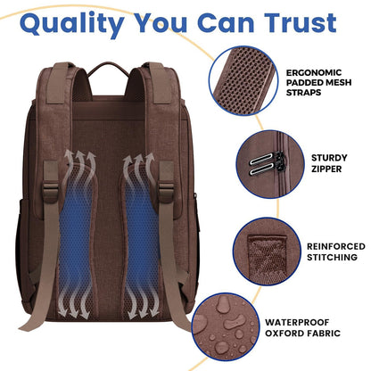 Baby Diaper Bag Backpack - Large Bag for Boys & Girls, Waterproof Diaper Backpack - Travel Diaper Bags w/Changing Pad, Baby Registry Search & Shower Gifts - Essentials Must Haves Newborn Stuff