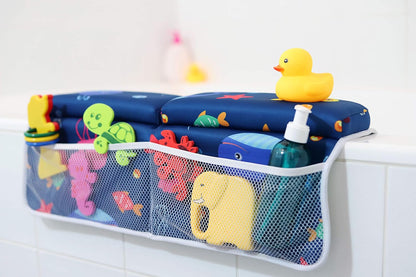 Bath Kneeler and Elbow Rest - Pad Set Thick Padded Kneeling Mat for Baby Tub Bathing - Bathtub Waterproof Cushion for Infant Bathtime - Washable Foam Pillow for Knee and Arms Protection