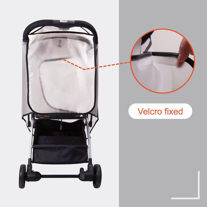 Stroller Rain Cover,Universal Stroller Accessory,Waterproof,Windproof Protection,Protect from Dust Snow,Baby Travel Weather Shield