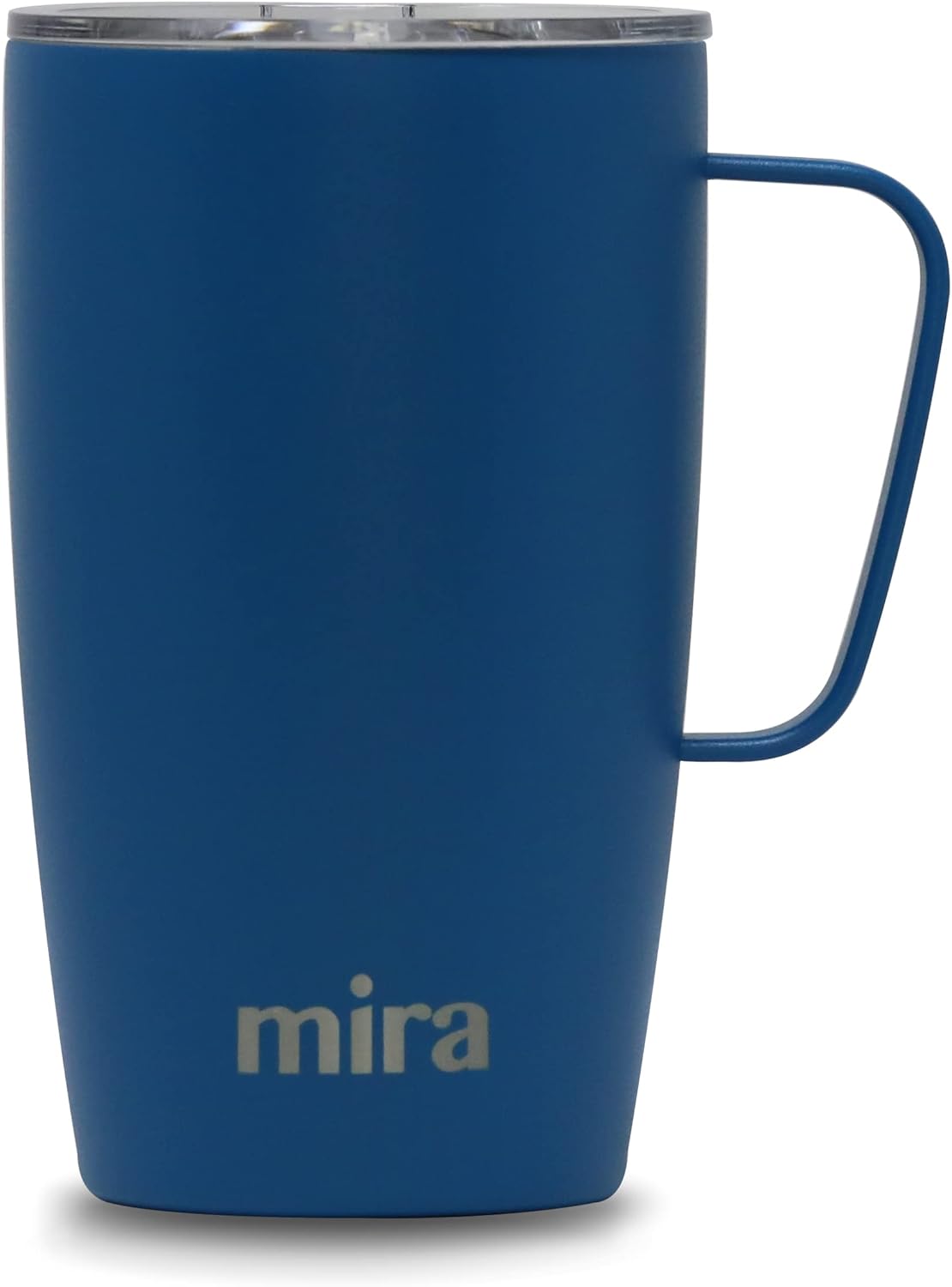 18 oz Insulated Coffee Mug - Stainless Steel Travel Cup with Easy-Grip Handle - Car Cup Holder Compatible - Taffy Pink