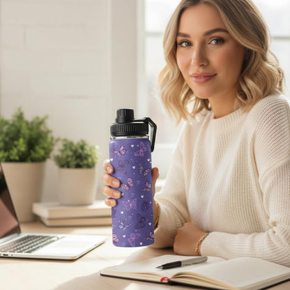 Christian Gifts for Women - I Can Do All Things Christ Water Bottle Water Bottle 18oz - Inspirational Religious Faith Gifts for Women - Christian Jesus God Bible Verse Prayer Gift for Christmas