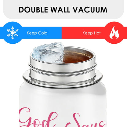 Christian Gifts for Women - I Can Do All Things Christ Water Bottle Water Bottle 18oz - Inspirational Religious Faith Gifts for Women - Christian Jesus God Bible Verse Prayer Gift for Christmas