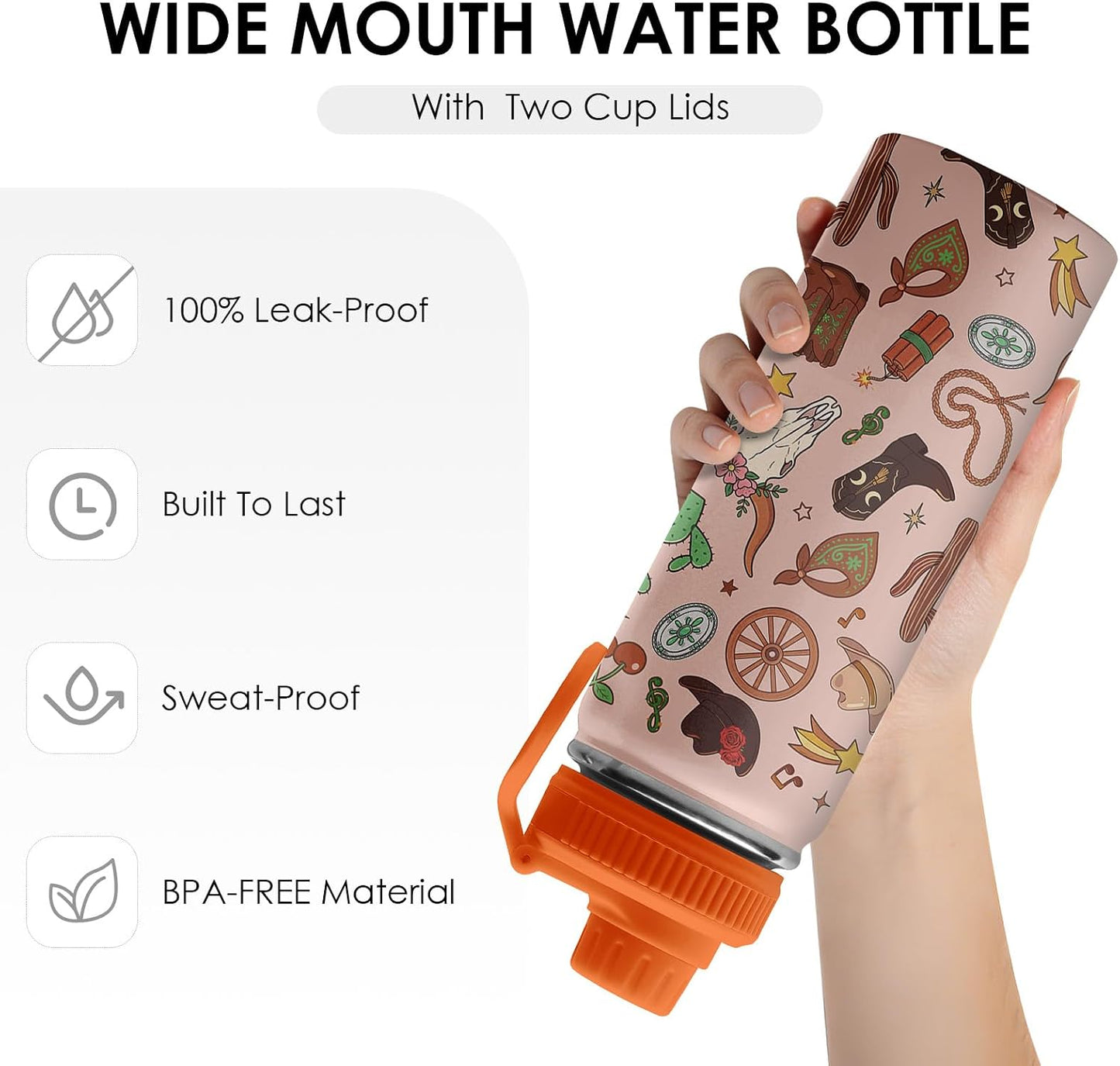 Christian Gifts for Women - I Can Do All Things Christ Water Bottle Water Bottle 18oz - Inspirational Religious Faith Gifts for Women - Christian Jesus God Bible Verse Prayer Gift for Christmas