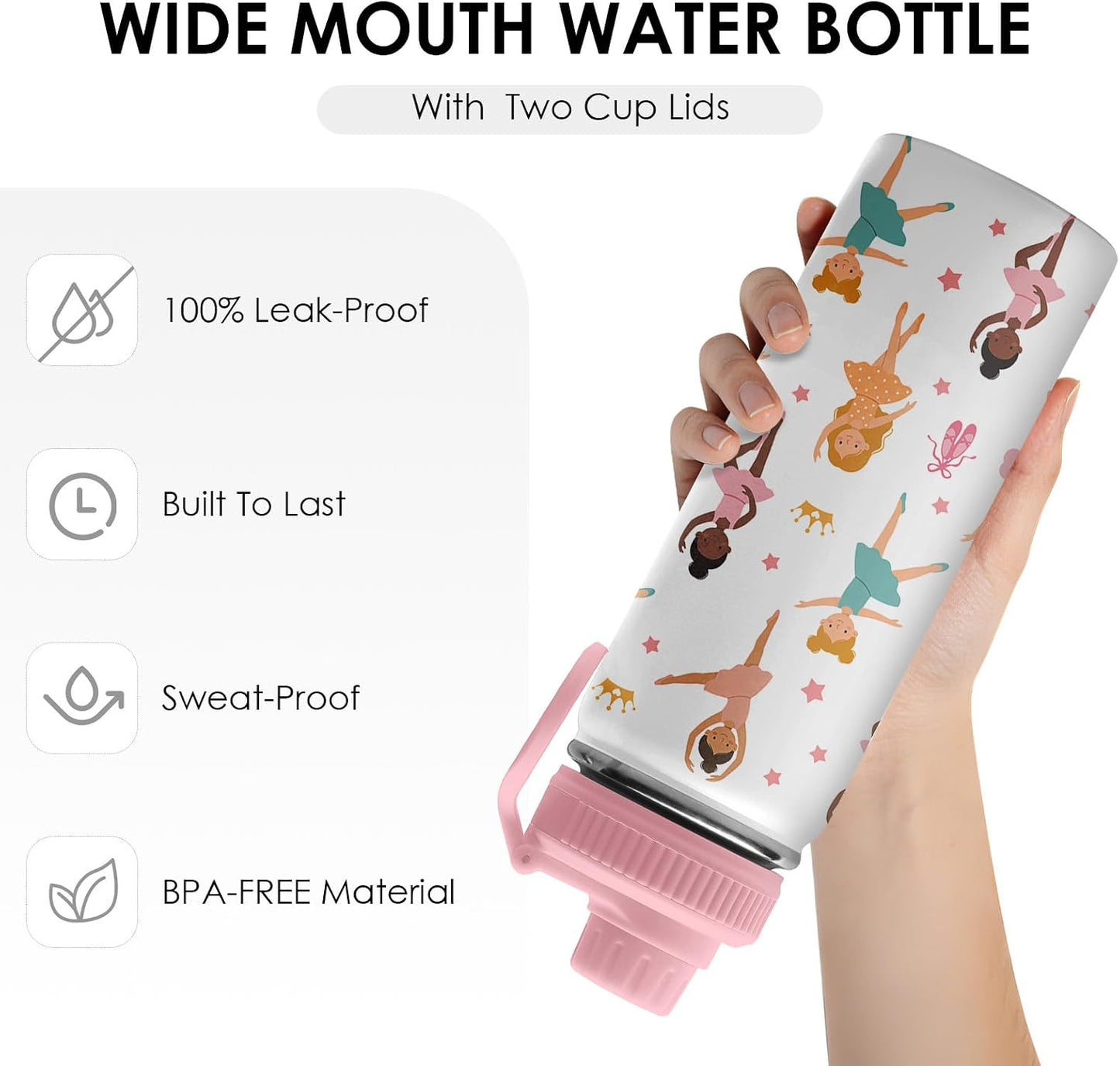 Christian Gifts for Women - I Can Do All Things Christ Water Bottle Water Bottle 18oz - Inspirational Religious Faith Gifts for Women - Christian Jesus God Bible Verse Prayer Gift for Christmas