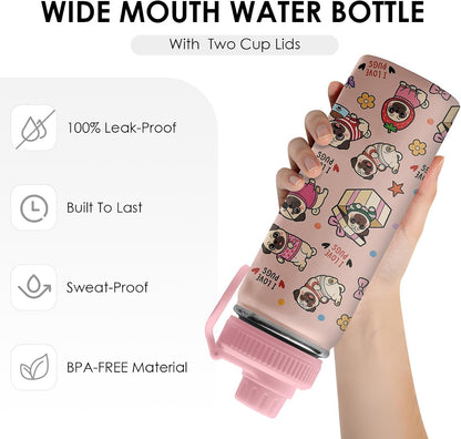 Christian Gifts for Women - I Can Do All Things Christ Water Bottle Water Bottle 18oz - Inspirational Religious Faith Gifts for Women - Christian Jesus God Bible Verse Prayer Gift for Christmas