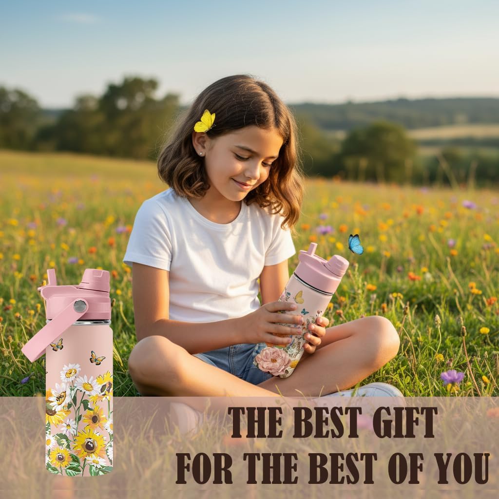 Christian Gifts for Women - I Can Do All Things Christ Water Bottle Water Bottle 18oz - Inspirational Religious Faith Gifts for Women - Christian Jesus God Bible Verse Prayer Gift for Christmas