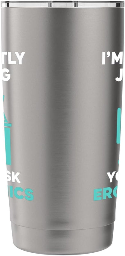 Silently Judging Desk Ergonomics Stainless Steel Insulated Tumbler