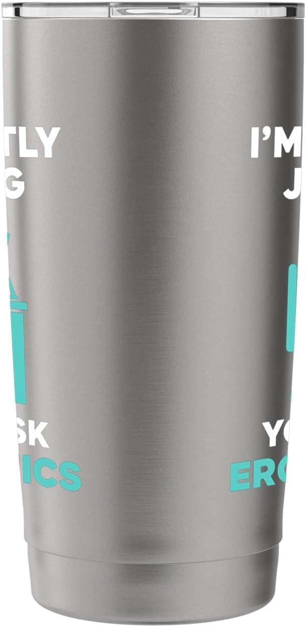 Silently Judging Desk Ergonomics Stainless Steel Insulated Tumbler