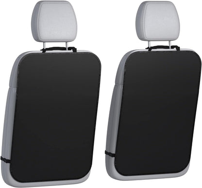 Back Seat Cover for Kids, 2 Pack X-Large Waterproof Kick Mats Backseat Protector, Durable Car Seat Back Protectors for Vehicles to Protect from Dirt, Mud & Scratches, Fits Most SUVs and Vans