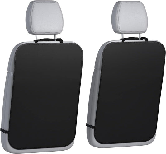 Back Seat Cover for Kids, 2 Pack X-Large Waterproof Kick Mats Backseat Protector, Durable Car Seat Back Protectors for Vehicles to Protect from Dirt, Mud & Scratches, Fits Most SUVs and Vans