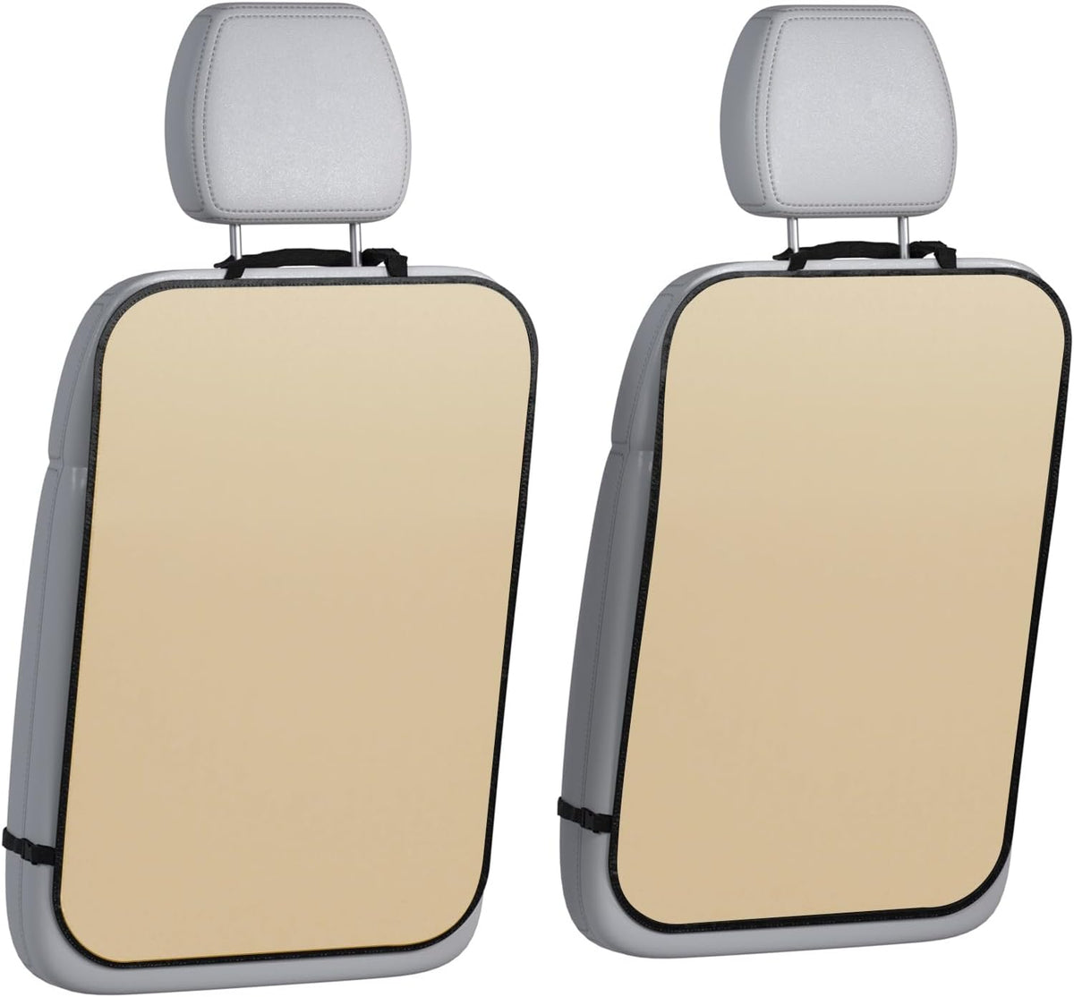 Back Seat Cover for Kids, 2 Pack X-Large Waterproof Kick Mats Backseat Protector, Durable Car Seat Back Protectors for Vehicles to Protect from Dirt, Mud & Scratches, Fits Most SUVs and Vans