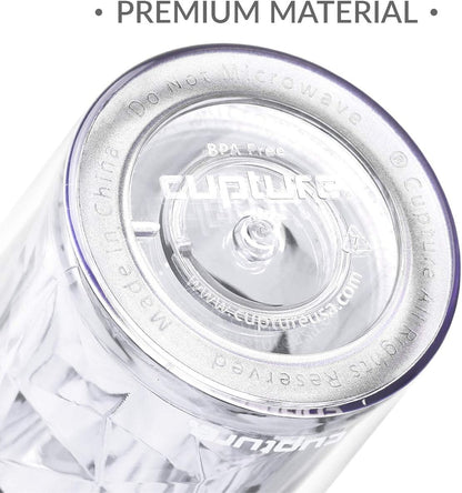 Crystal Click & Seal Shake Tumbler Cup for Hot or Cold Drinks - 22 oz (Purple Amethyst)