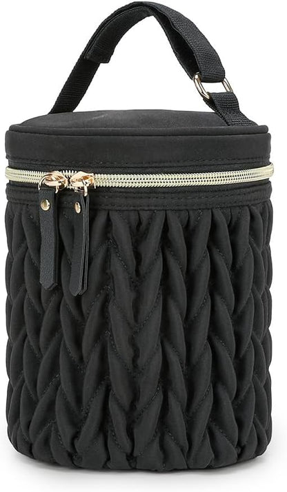 Multifunctional Insulated Baby Bottle Bag,Waterproof Thermal Bottle Tote Bag Portable Travel Breastmilk Cooler Bags Milk Bottles Holder Storage Bags for Daycare Outdoor(Khaki)