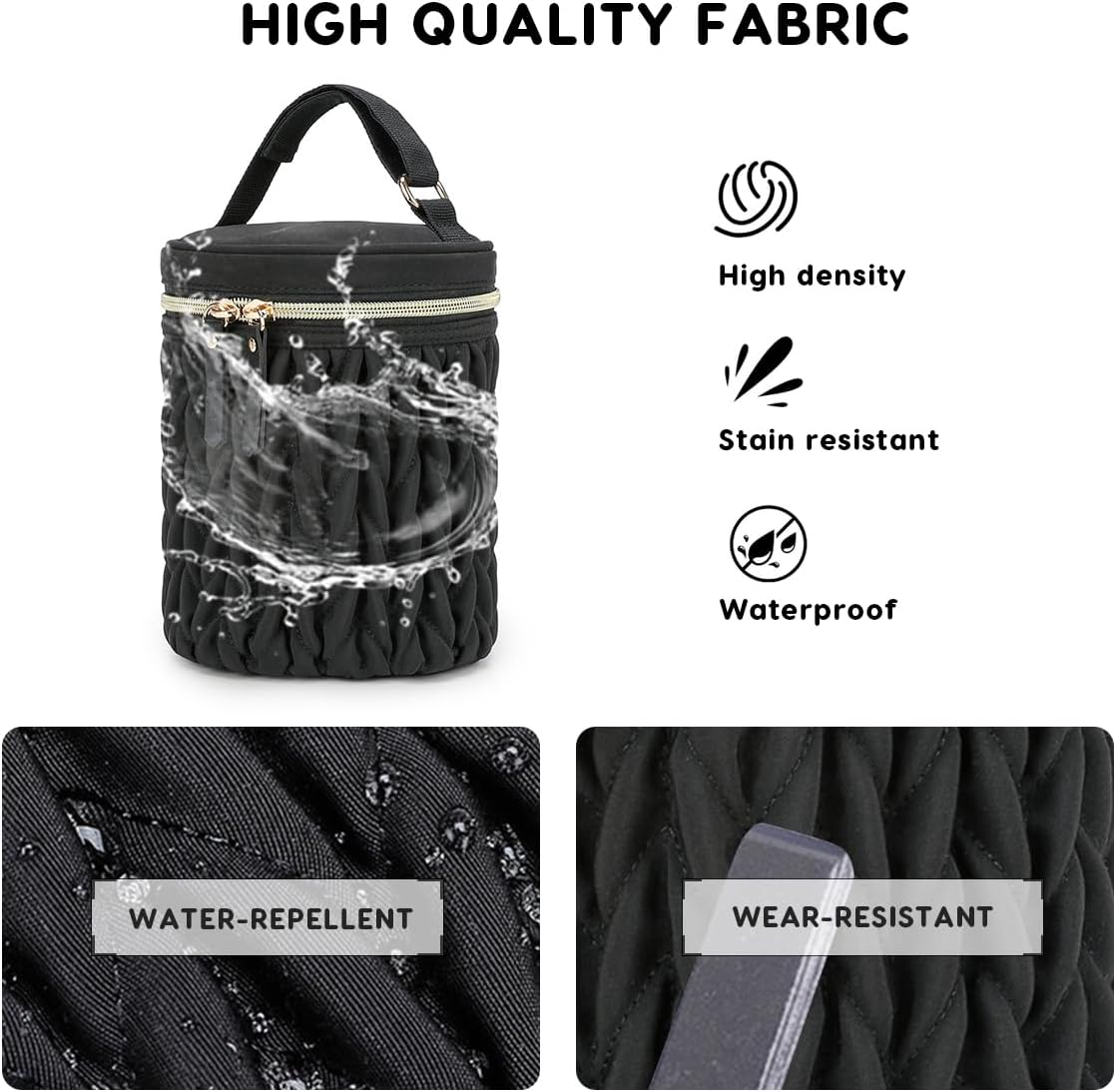Multifunctional Insulated Baby Bottle Bag,Waterproof Thermal Bottle Tote Bag Portable Travel Breastmilk Cooler Bags Milk Bottles Holder Storage Bags for Daycare Outdoor(Khaki)