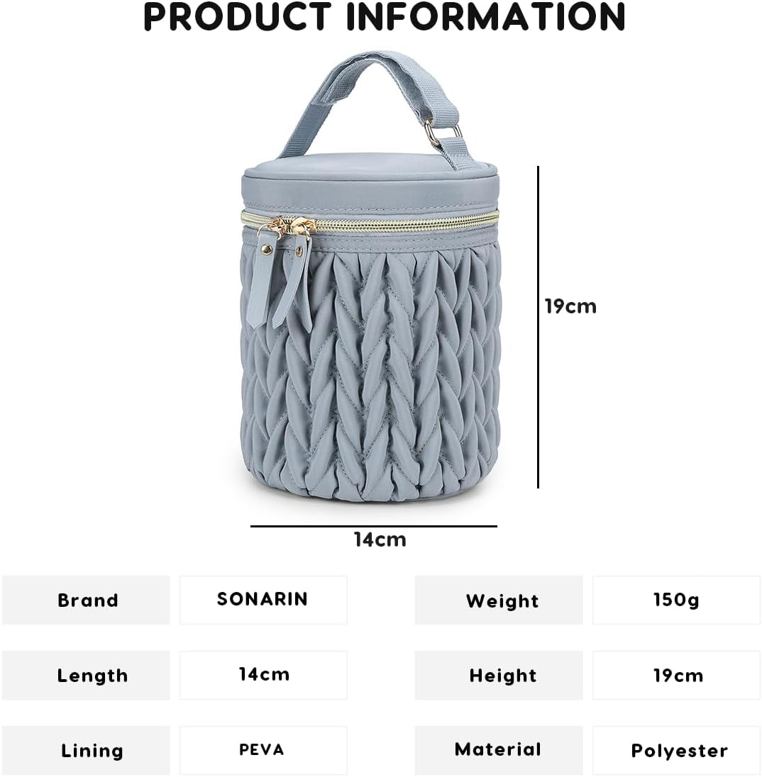 Multifunctional Insulated Baby Bottle Bag,Waterproof Thermal Bottle Tote Bag Portable Travel Breastmilk Cooler Bags Milk Bottles Holder Storage Bags for Daycare Outdoor(Khaki)