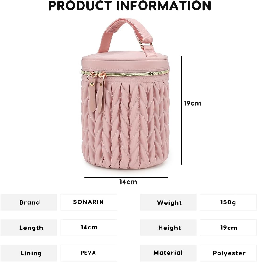 Multifunctional Insulated Baby Bottle Bag,Waterproof Thermal Bottle Tote Bag Portable Travel Breastmilk Cooler Bags Milk Bottles Holder Storage Bags for Daycare Outdoor(Khaki)