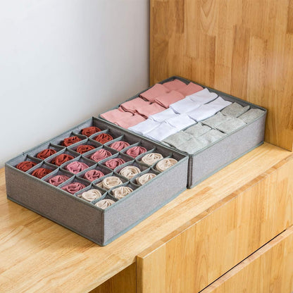 2 Pack Socks Underwear Drawer Organizer Divider