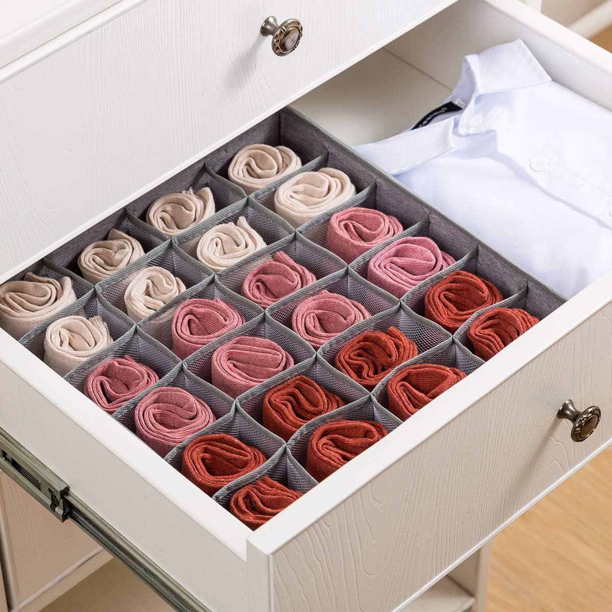 2 Pack Socks Underwear Drawer Organizer Divider
