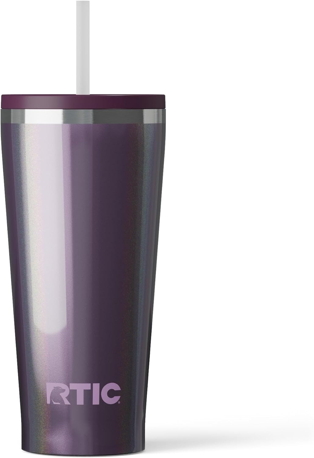 28oz Everyday Tumbler, Insulated, Ceramic Lined, Black | with Lid and Straw, Portable Metal Cup for Hot and Cold Drinks, Coffee, Car, Camping and Travel, Stainless Steel