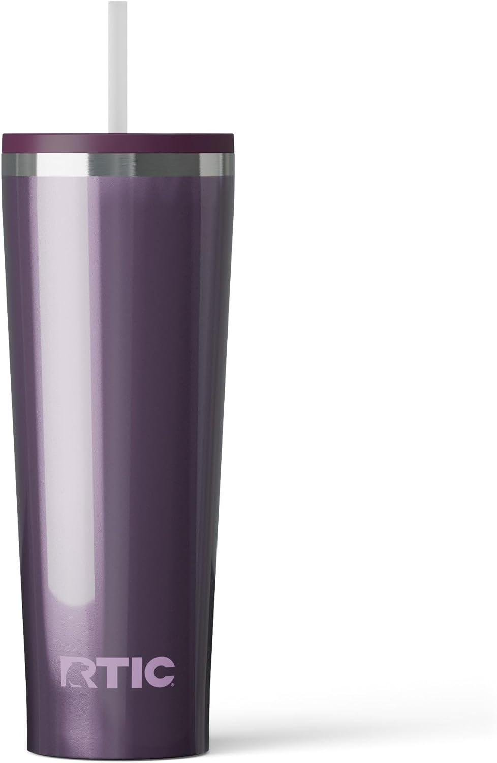 28oz Everyday Tumbler, Insulated, Ceramic Lined, Black | with Lid and Straw, Portable Metal Cup for Hot and Cold Drinks, Coffee, Car, Camping and Travel, Stainless Steel