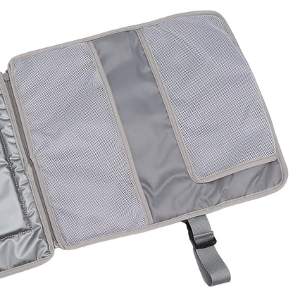 Portable Baby Diaper Changing Mat, Foldable Diaper Changing Pad with Multi Storage Pockets, Soft Skin Friendly Oxford Cloth Travel Diaper Changing Station for On the Go (Blue)