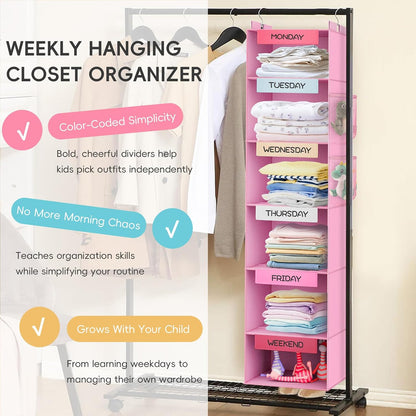 Over the Door Hanging Organizer with 5 Large Pockets - Wall Mount Pantry Storage with Clear PVC Window & 2 Big Metal Hooks for Closet,Bathroom,Nursery,Bedroom,Dorm,Baby Diapers,Kids Toys (Gray)