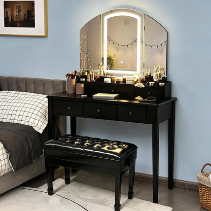 Adjustable Duet Piano Bench with Storage, 28.7" Duet Keyboard Seat