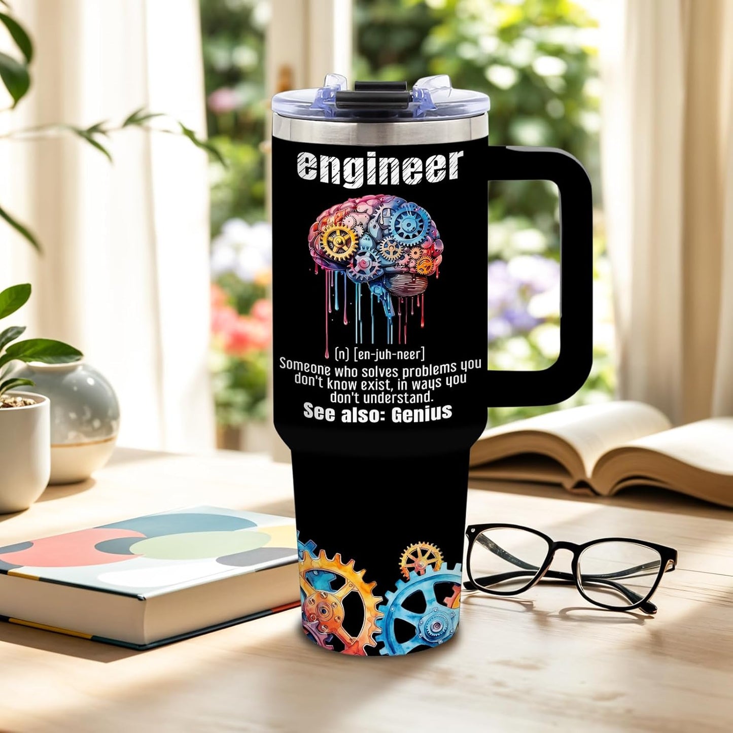 Nurse Tumbler 40oz, Insulated Funny Nurses Week Gift for Women | Nursing Graduation Cup Gifts for Girl Leakproof, Nursing Graduation Tumbler for Graduation Nurses Practitioner Office, 1 Pack