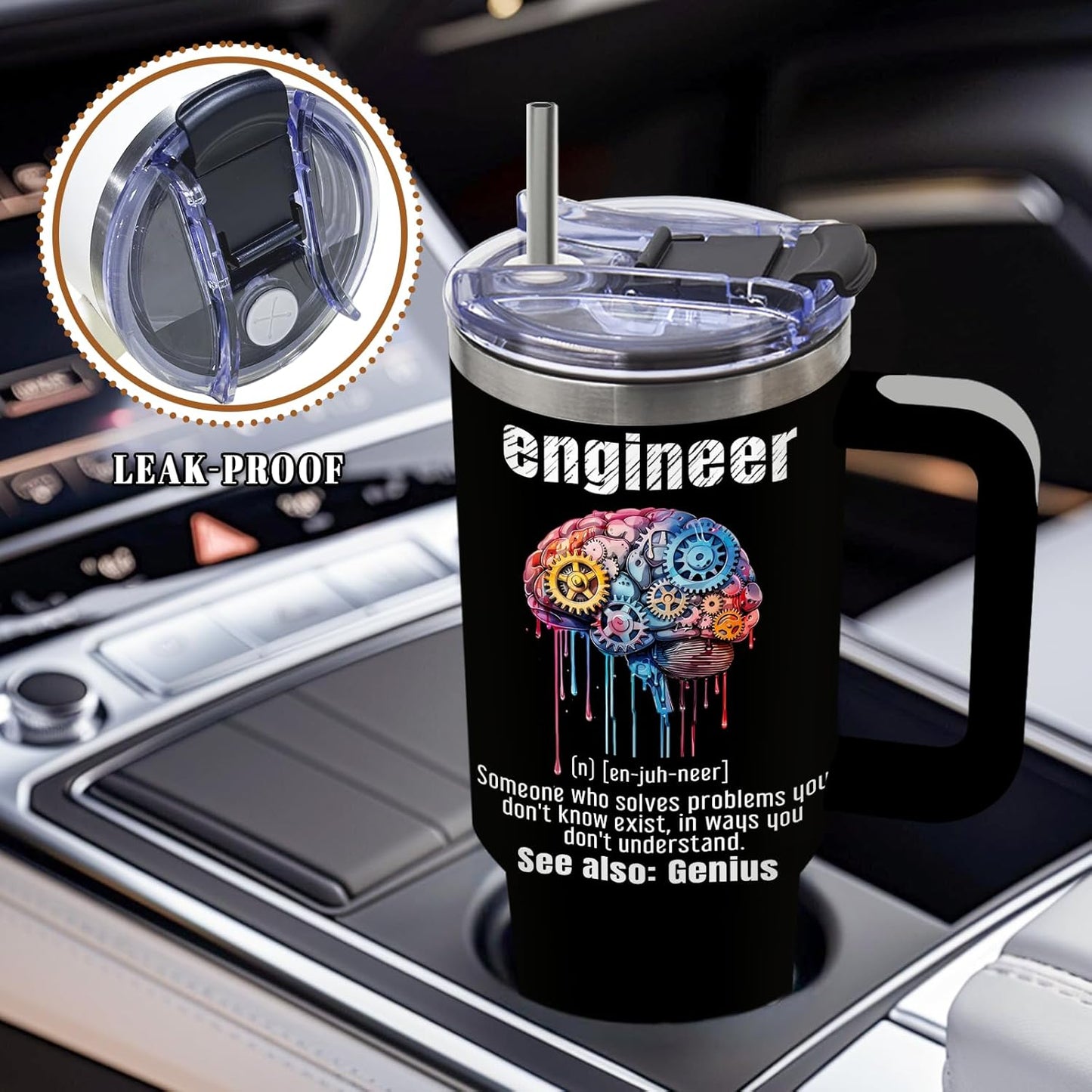 Nurse Tumbler 40oz, Insulated Funny Nurses Week Gift for Women | Nursing Graduation Cup Gifts for Girl Leakproof, Nursing Graduation Tumbler for Graduation Nurses Practitioner Office, 1 Pack