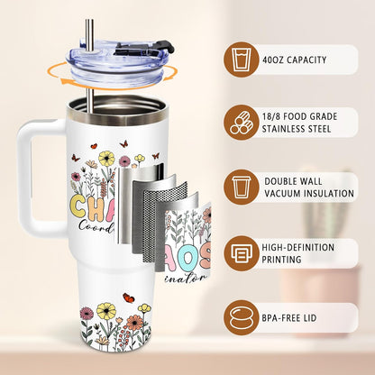 Nurse Tumbler 40oz, Insulated Funny Nurses Week Gift for Women | Nursing Graduation Cup Gifts for Girl Leakproof, Nursing Graduation Tumbler for Graduation Nurses Practitioner Office, 1 Pack
