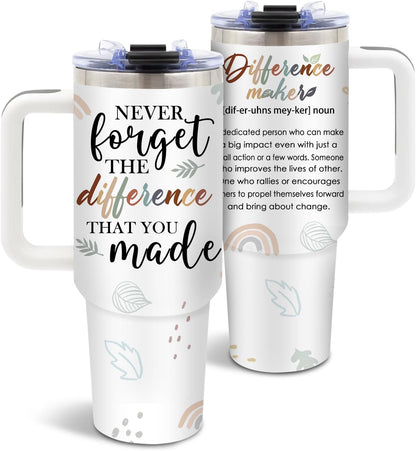 Nurse Tumbler 40oz, Insulated Funny Nurses Week Gift for Women | Nursing Graduation Cup Gifts for Girl Leakproof, Nursing Graduation Tumbler for Graduation Nurses Practitioner Office, 1 Pack
