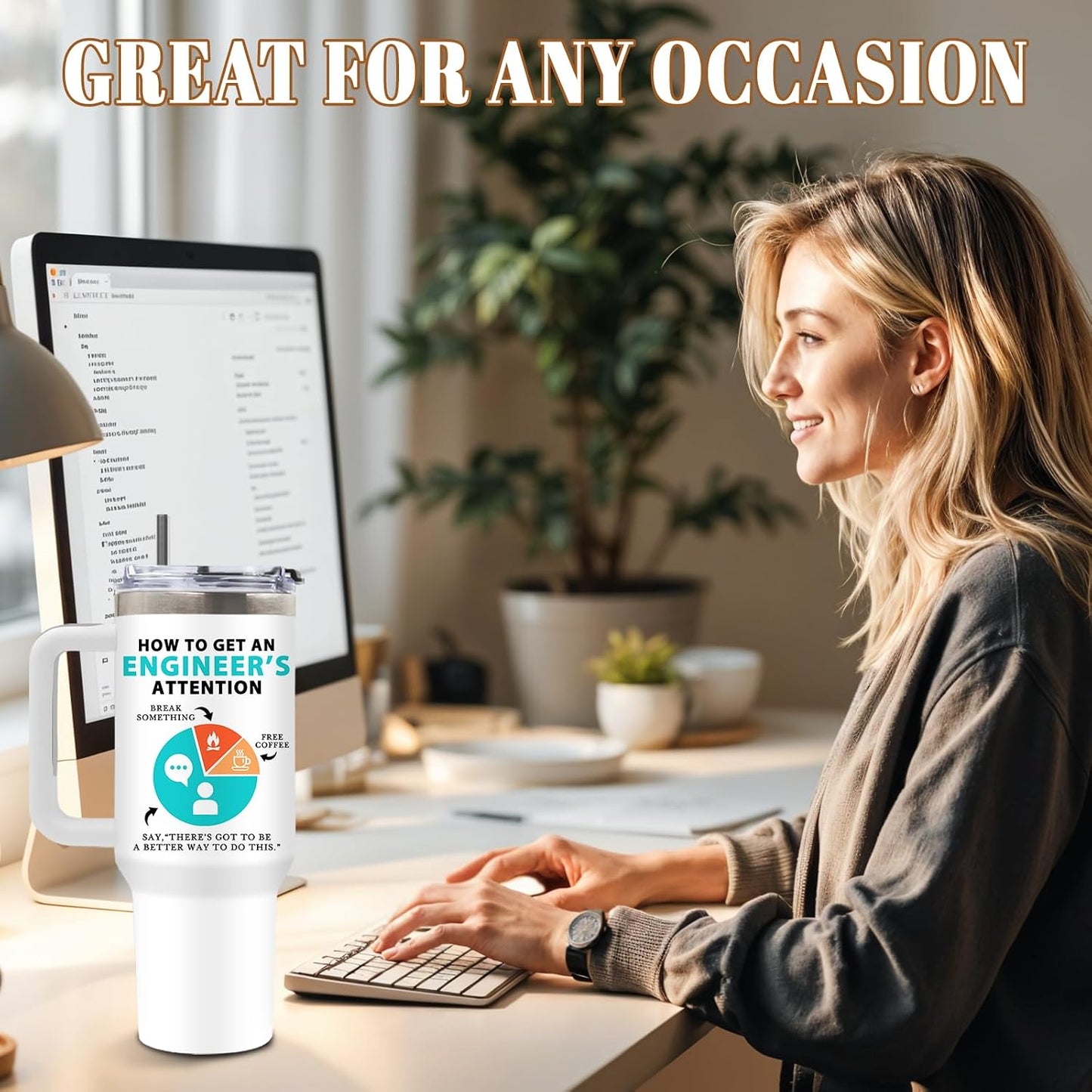 Nurse Tumbler 40oz, Insulated Funny Nurses Week Gift for Women | Nursing Graduation Cup Gifts for Girl Leakproof, Nursing Graduation Tumbler for Graduation Nurses Practitioner Office, 1 Pack