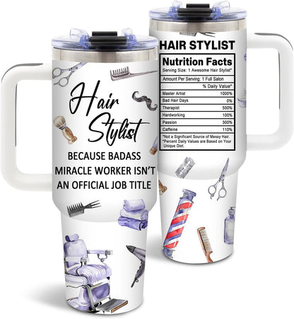Nurse Tumbler 40oz, Insulated Funny Nurses Week Gift for Women | Nursing Graduation Cup Gifts for Girl Leakproof, Nursing Graduation Tumbler for Graduation Nurses Practitioner Office, 1 Pack