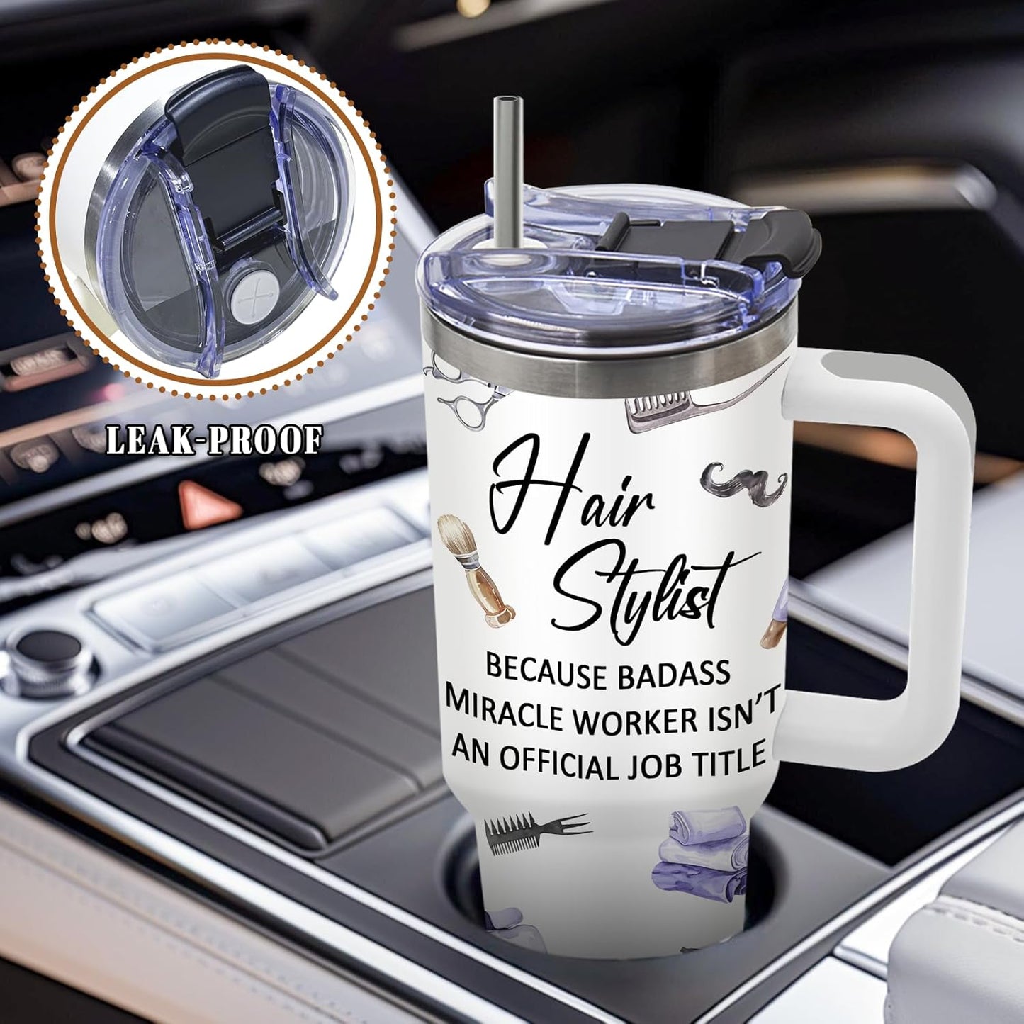 Nurse Tumbler 40oz, Insulated Funny Nurses Week Gift for Women | Nursing Graduation Cup Gifts for Girl Leakproof, Nursing Graduation Tumbler for Graduation Nurses Practitioner Office, 1 Pack
