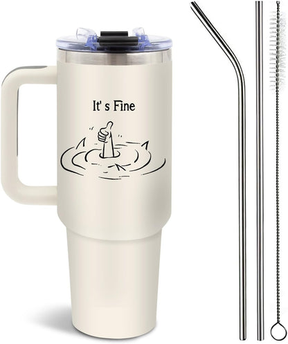 Nurse Tumbler 40oz, Insulated Funny Nurses Week Gift for Women | Nursing Graduation Cup Gifts for Girl Leakproof, Nursing Graduation Tumbler for Graduation Nurses Practitioner Office, 1 Pack