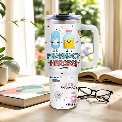 Nurse Tumbler 40oz, Insulated Funny Nurses Week Gift for Women | Nursing Graduation Cup Gifts for Girl Leakproof, Nursing Graduation Tumbler for Graduation Nurses Practitioner Office, 1 Pack