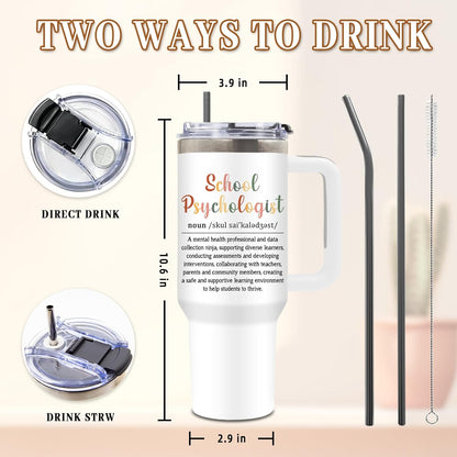 Nurse Tumbler 40oz, Insulated Funny Nurses Week Gift for Women | Nursing Graduation Cup Gifts for Girl Leakproof, Nursing Graduation Tumbler for Graduation Nurses Practitioner Office, 1 Pack