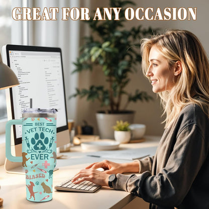 Nurse Tumbler 40oz, Insulated Funny Nurses Week Gift for Women | Nursing Graduation Cup Gifts for Girl Leakproof, Nursing Graduation Tumbler for Graduation Nurses Practitioner Office, 1 Pack