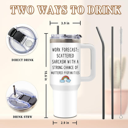 Nurse Tumbler 40oz, Insulated Funny Nurses Week Gift for Women | Nursing Graduation Cup Gifts for Girl Leakproof, Nursing Graduation Tumbler for Graduation Nurses Practitioner Office, 1 Pack