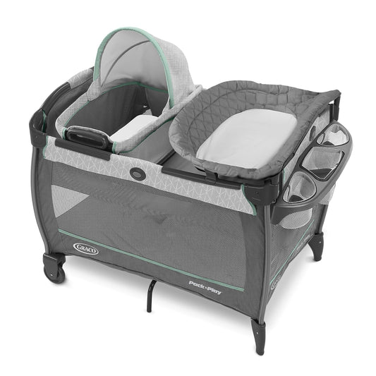 Pack 'n Play Close2Baby Bassinet Playard Features Portable Bassinet Diaper Changer and More, Derby