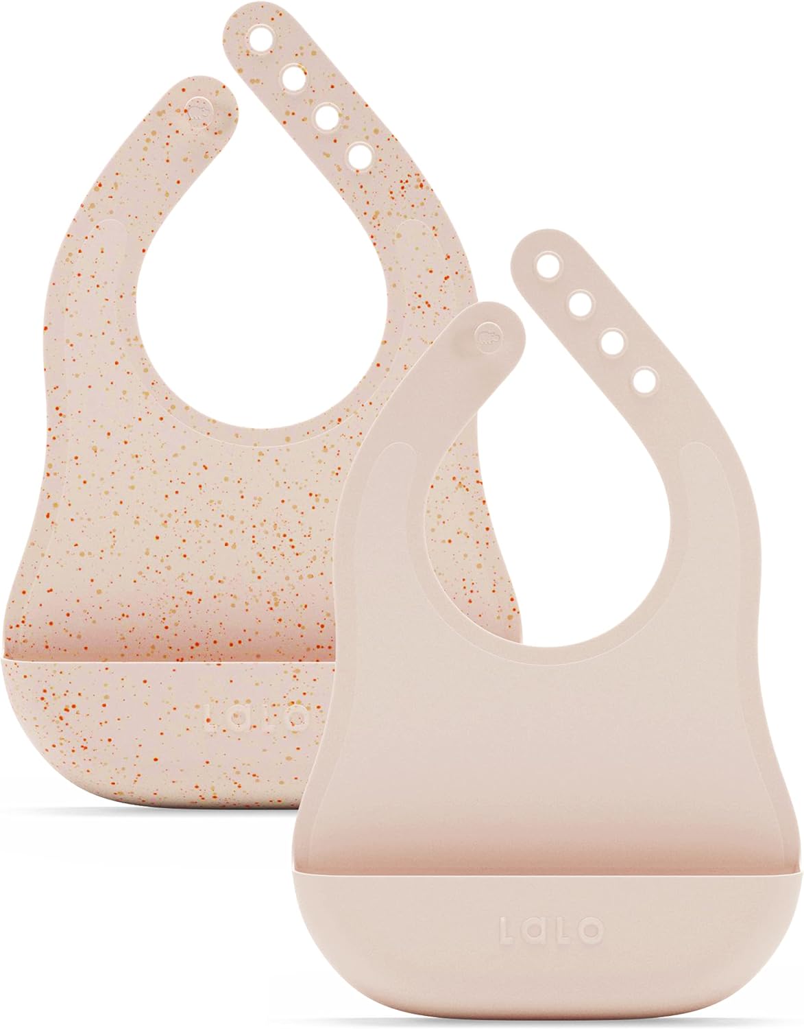 The Bib, Adjustable Non-Toxic Silicone Baby Bib with Food Catcher