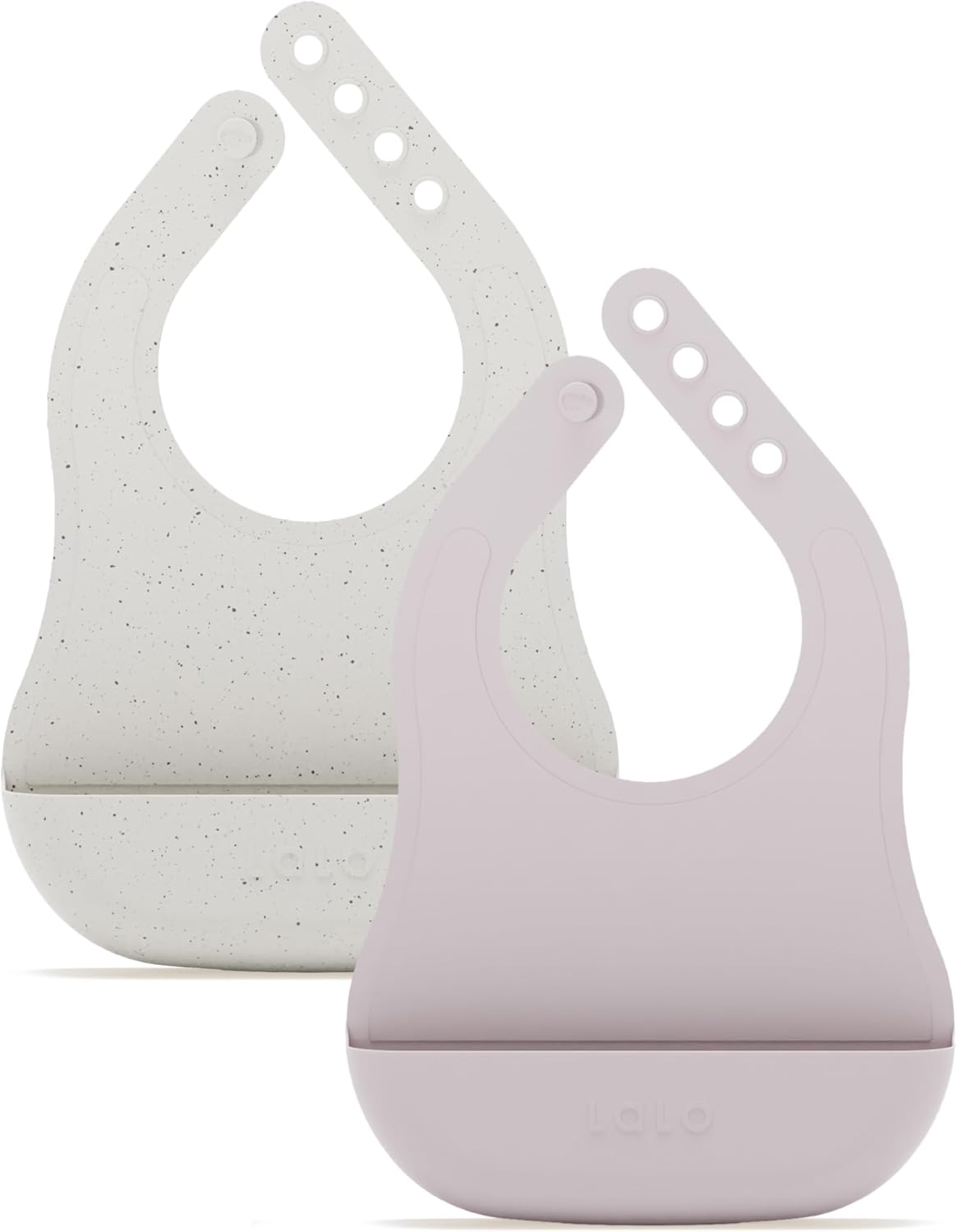 The Bib, Adjustable Non-Toxic Silicone Baby Bib with Food Catcher