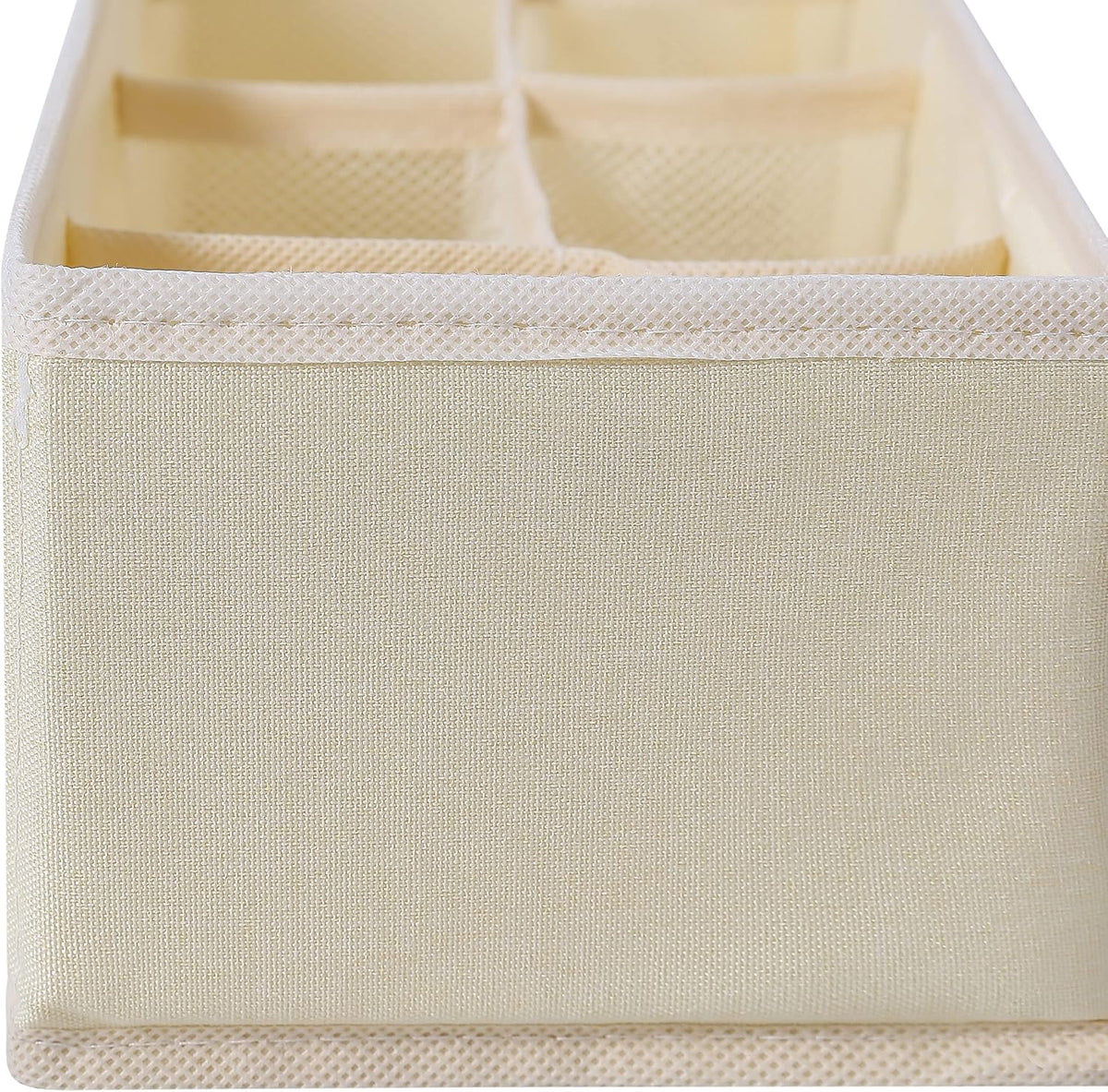 3 Pack Sock Underwear Drawer Organizer Dividers, Collapsible Cabinet Closet Storage Boxes for Clothes, Socks, Lingerie, Underwear, Tie, Belt, Baby, Bedroom