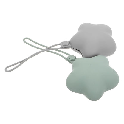 Silicone Pacifier Holder Case Versatile Storage 2pcs Portable Dustproof Storage Container Box, for Boys Pacifiers and Small Items Multi Scene Use