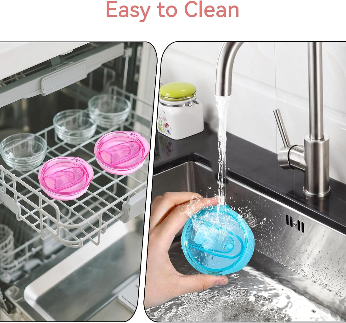 10 Pcs Skinny Tumbler Lid Replacement, 20 Oz Tumbler Lid Fit Skinny Cup, Spill-Proof Replacement Lids for 20 Oz, Silicone Sliding Cover Mug Topper Straw Friendly for Work Travel Daily Use, White