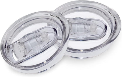 2 Pack 20oz Skinny Tumbler Replacement Lids,Spill Proof Covers | Splash Resistant Sliding Covers with Seal Ring,for 20oz Strainght Skinny Tumbler,Straw Friendly, BPA Free,Leak-proof