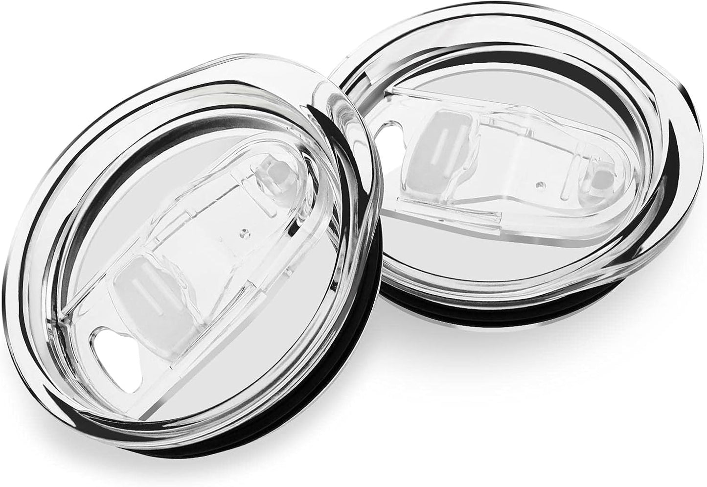 2 Pack 20oz Skinny Tumbler Replacement Lids,Spill Proof Covers | Splash Resistant Sliding Covers with Seal Ring,for 20oz Strainght Skinny Tumbler,Straw Friendly, BPA Free,Leak-proof
