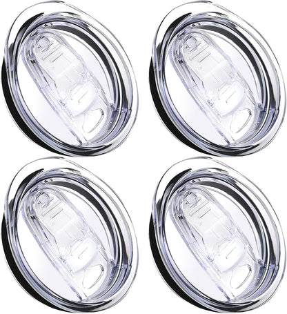 2 Pack 20oz Skinny Tumbler Replacement Lids,Spill Proof Covers | Splash Resistant Sliding Covers with Seal Ring,for 20oz Strainght Skinny Tumbler,Straw Friendly, BPA Free,Leak-proof